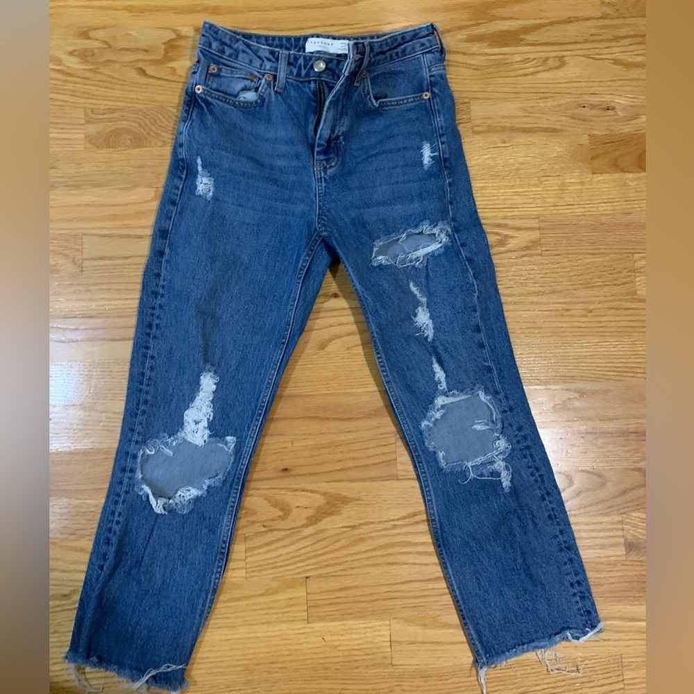 Top shop straight jean size 2
